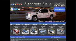 Desktop Screenshot of alexanderautoonline.com